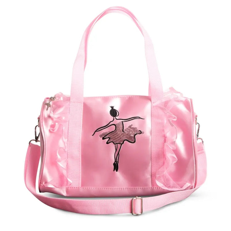 Capezio 'Sequin Ballerina Barrel Bag'