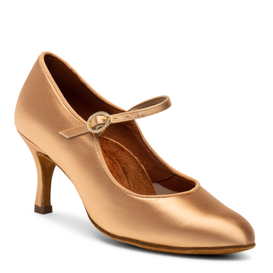 International Dance Shoes 'ICS Classic - Peach Satin'