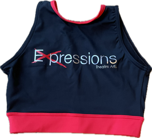 Expressions 'Black/Red Izzy Top'