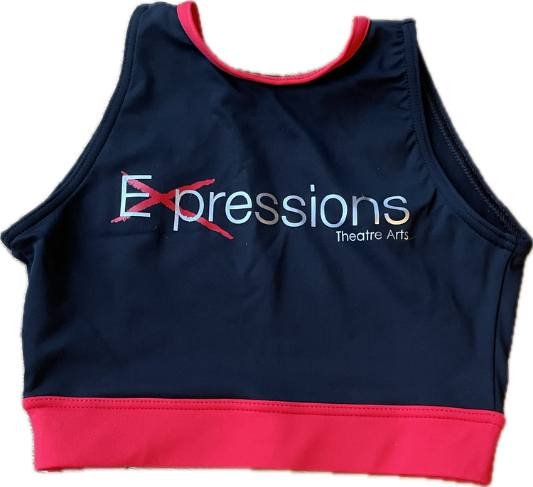 Expressions 'Black/Red Izzy Top'