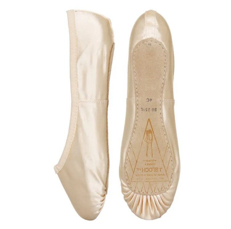 BLOCH 'Prolite' Full Sole Satin Ballet Shoes