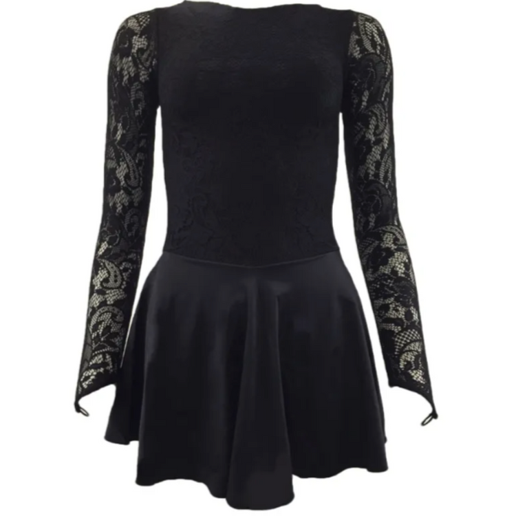 'Zoe Dress With Stretch Lace and a Lycra Skirt'