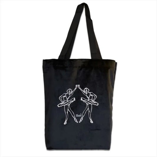 Tendu 'Velour Tote Bag'