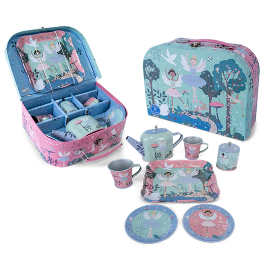 'Floss and Rock 9 Piece Tin Tea Set'