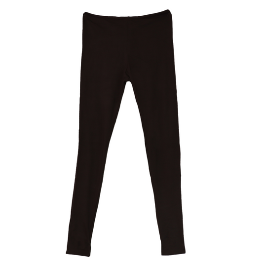 'Black Cotton Leggings'