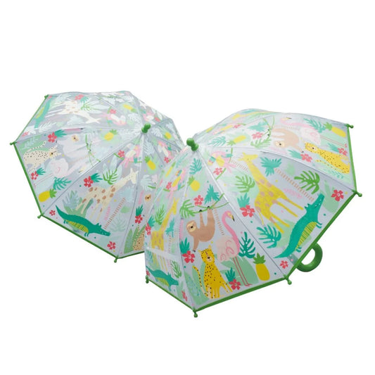 'Floss and Rock Colour Changing Umbrella - Jungle'