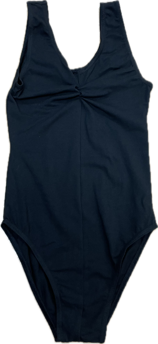 Showbiz 'Louise' Cotton Lycra Leotard Navy