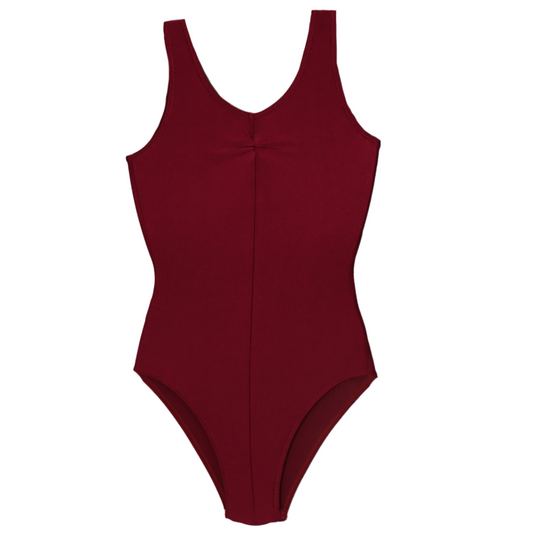 'Louise' Nylon Lycra Leotard - Red Shades