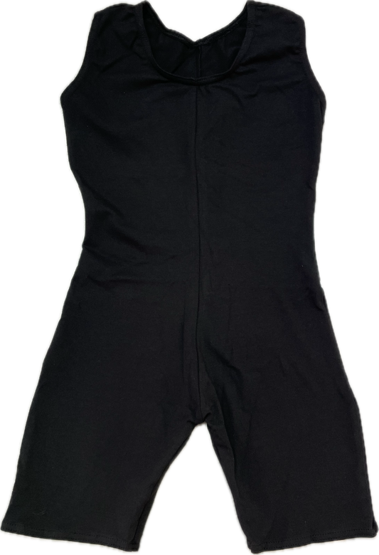 'Plain Jane' Cycle Short Catsuit T Back